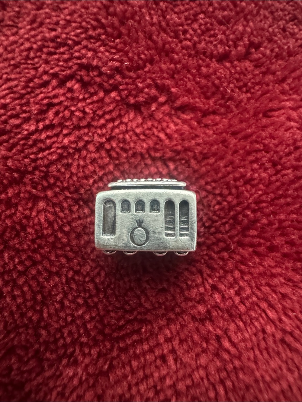 Pandora Trolly with CZs Charm - Picture 1 of 4